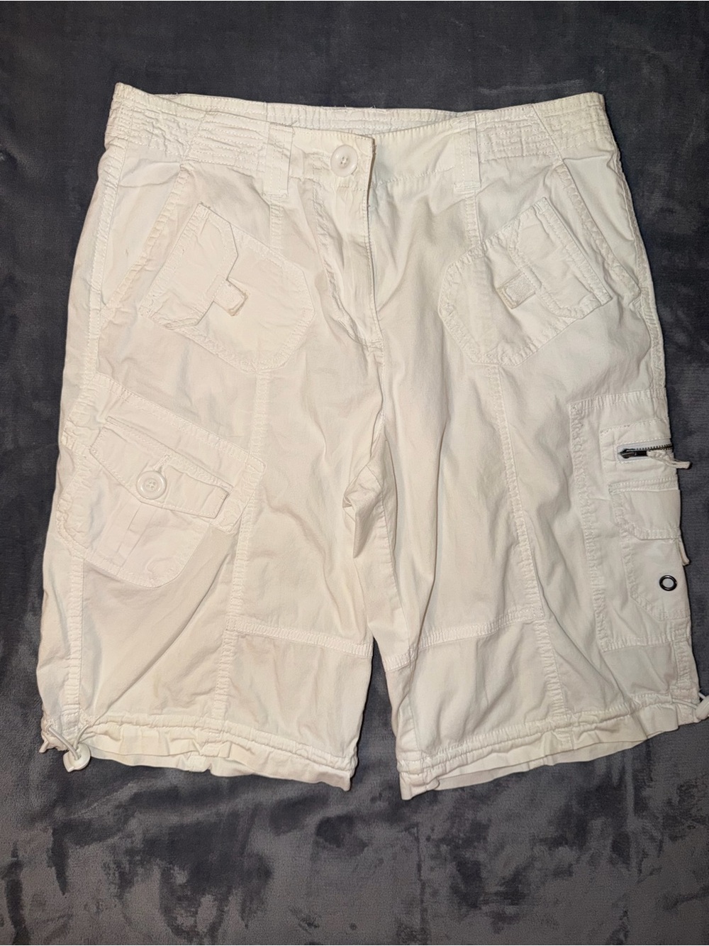 Style & Co. White Women's Cargo Shorts